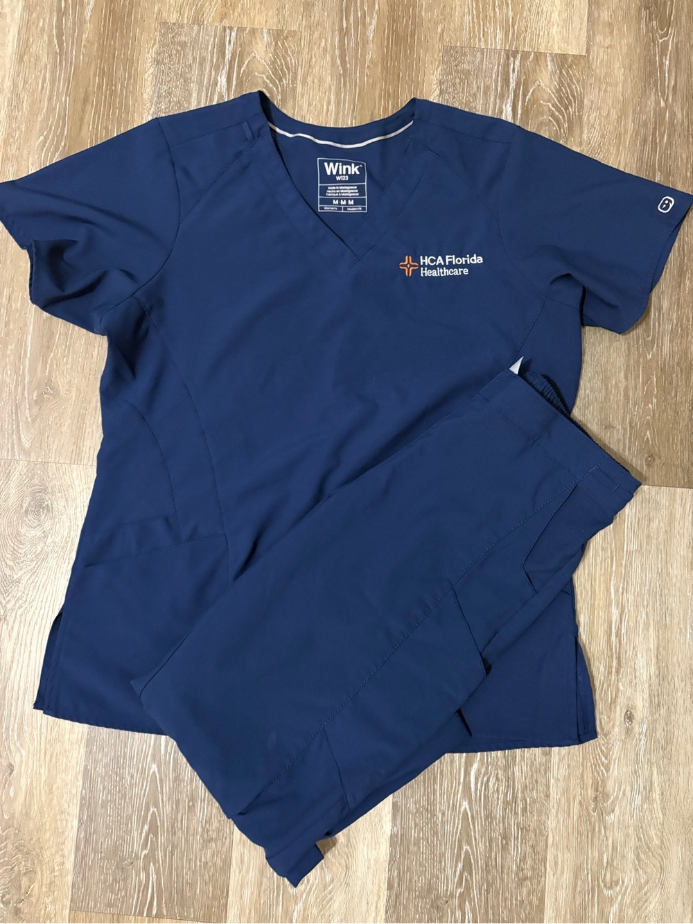 Wink Women's Scrub Set in Navy Blue